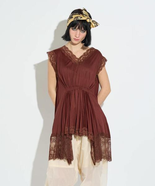 ブラウス シャツ ANNA SUI NYC/アナ スイ エヌワイシー/イレギュラーへ
