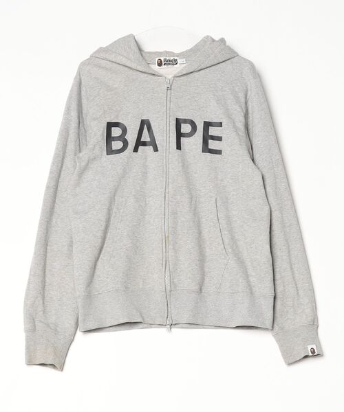 A BATHING APE（アベイシングエイプ） ジップアップパーカー L グレー