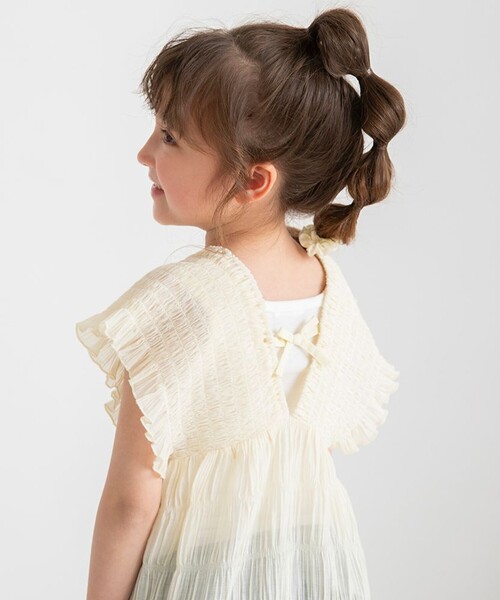 「branshes」 「KIDS」ノースリーブブラウス 150 ラベンダー キッズ_画像6
