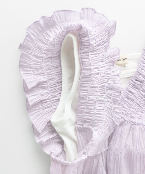 「branshes」 「KIDS」ノースリーブブラウス 150 ラベンダー キッズ_画像7