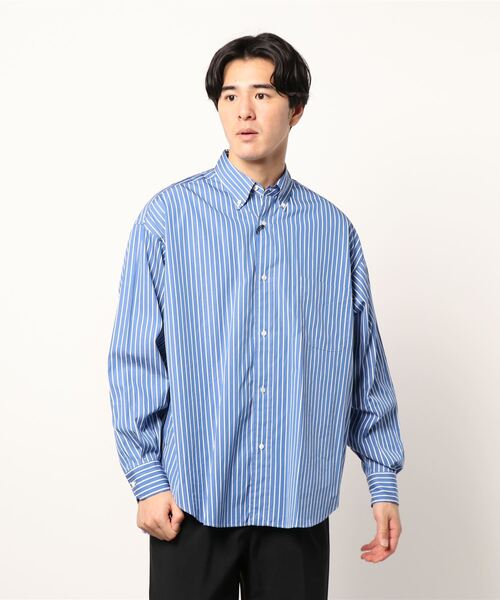H BEAUTY&YOUTH UNITED ARROWS 長袖シャツ M コバルトブルー メンズ