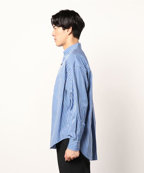 「H BEAUTY&YOUTH UNITED ARROWS」 長袖シャツ M コバルトブルー メンズ_画像3