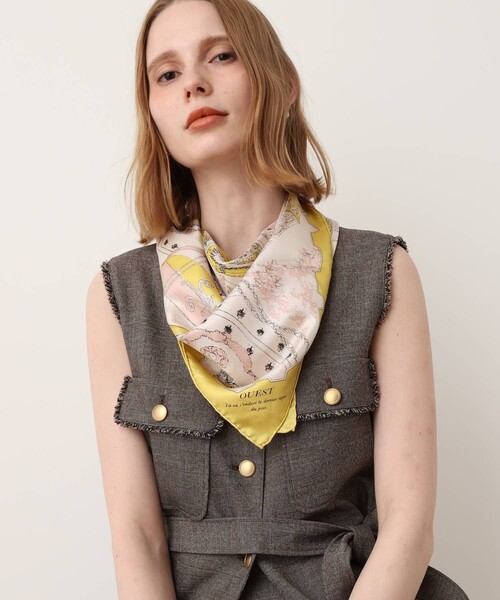 manipuri スカーフ manipuri（マニプリ） スカーフ バンダナ 「」88×88 SCARF レディース