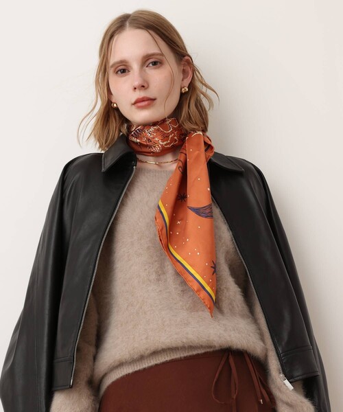 manipuri（マニプリ） スカーフ バンダナ 「」88×88 SCARF レディース