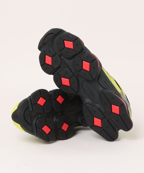 「New Balance」 ローカットスニーカー 25.0cm イエロー メンズ_画像3