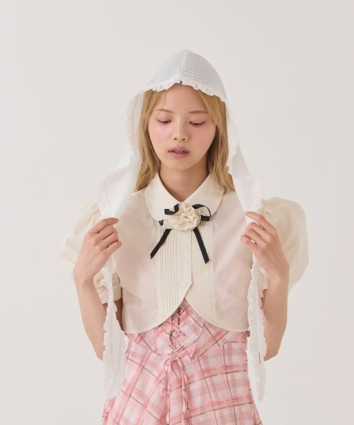 「kaorinomori」 帽子 FREE ブラック レディース_画像4