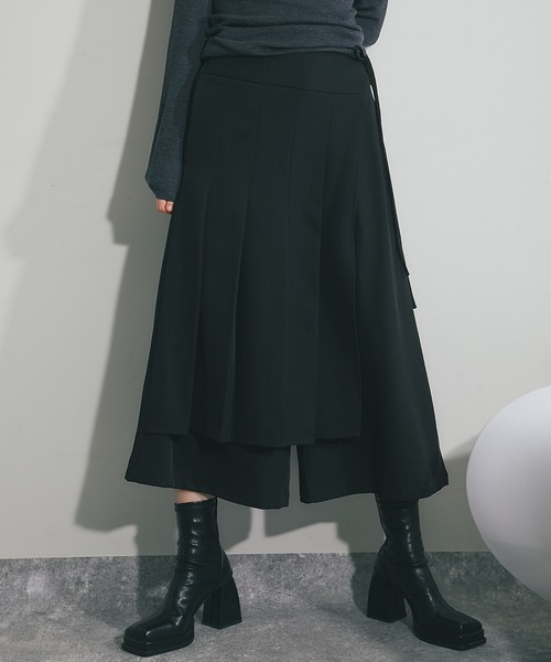 「SMILE ORCHID」 クロップドパンツ L ブラック レディース_画像7
