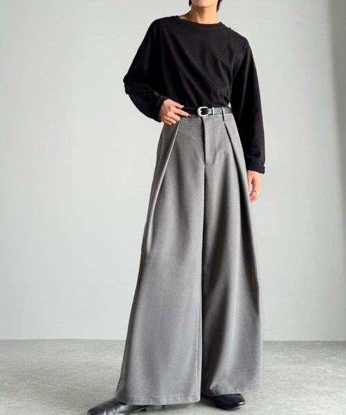 「Classical Origin」 スラックス MEDIUM チャコール メンズ_画像9