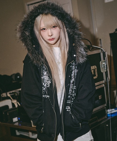 GALFY（ガルフィー） パーカー 「GALFY/ガルフィー」ギラツキFUR PK