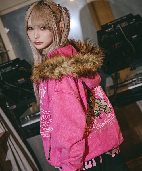 GALFY（ガルフィー） パーカー 「GALFY/ガルフィー」ギラツキFUR PK