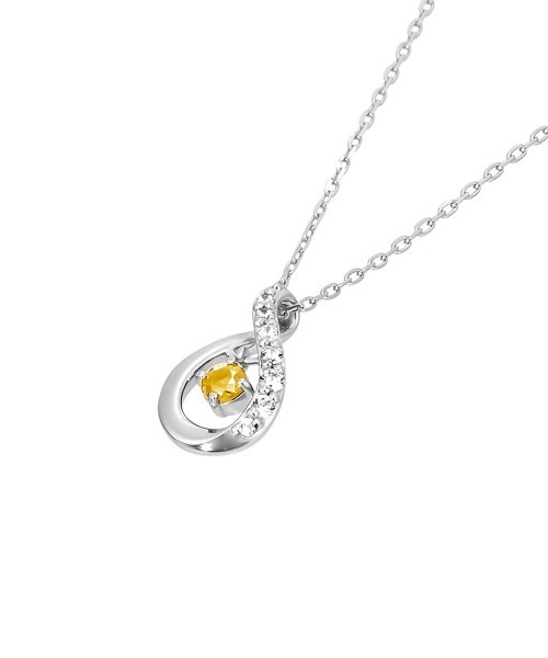 ネックレス 「11月誕生石」シルバー ネックレス レディースの画像