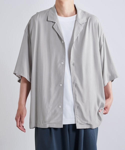 美品 レスレストン アロハシャツ オープンカラー コットン ホワイト S 総柄 47256_1_expand.jpg