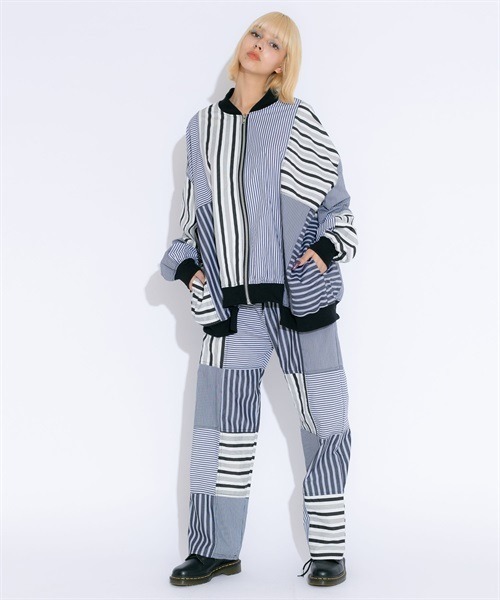 キャンディストリッパー✨CND JUMBLE STRIPE BLOUSON Candy Stripper パンツ CND JUMBLE STRIPE : ZOZOTOWN Yahoo!店