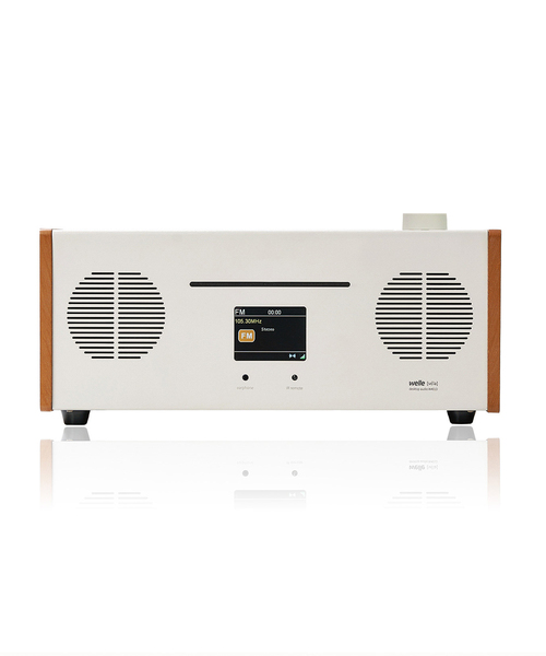 ベレー welle  一体型オーディオ CDプレーヤー WT-W401Dホワイト ☆Welle（ベレー）BEIGE Welle All in One Bluetooth