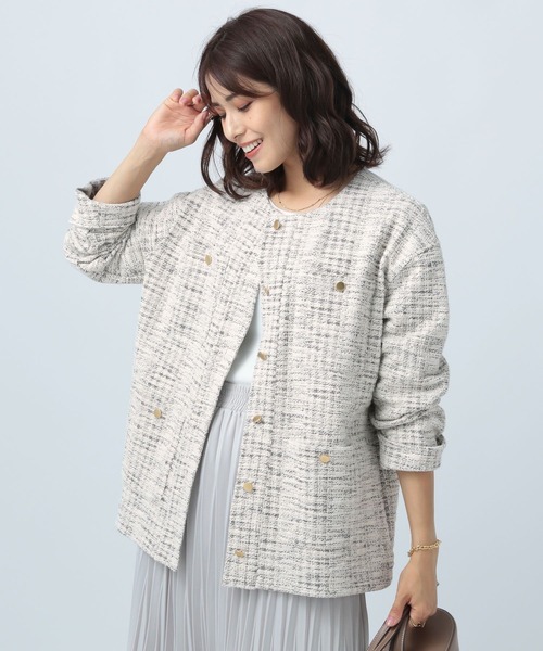 BAYFLOW（ベイフロー） レディース ジャケット ノーカラージャケット