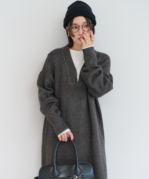 Bonjour Sagan（ボンジュールサガン） ワンピース ディープVネック