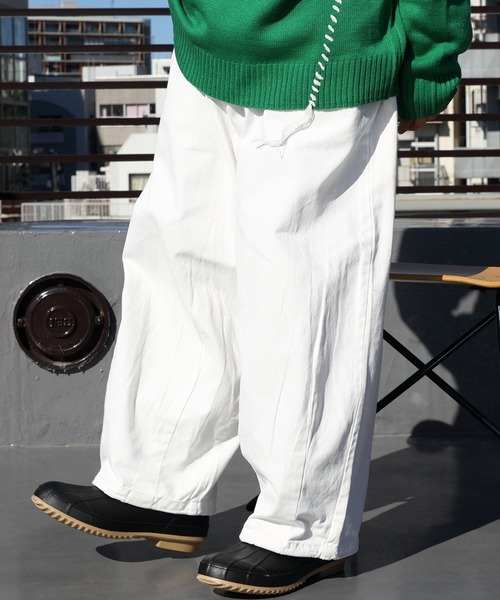 8 ジーンズ 極太ワイドバルーンパンツ メンズ レディース : ZOZOTOWN