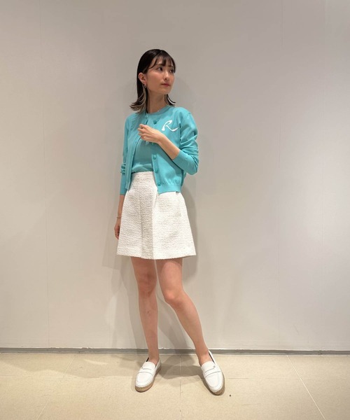 パンツ 購入 ESTNATION / ファンシーツィードショートパンツ レディース