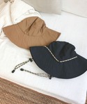 帽子 ハット パッカブル撥水つば広ハット レディースの詳細画像1