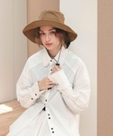 帽子 ハット パッカブル撥水つば広ハット レディースの詳細画像2
