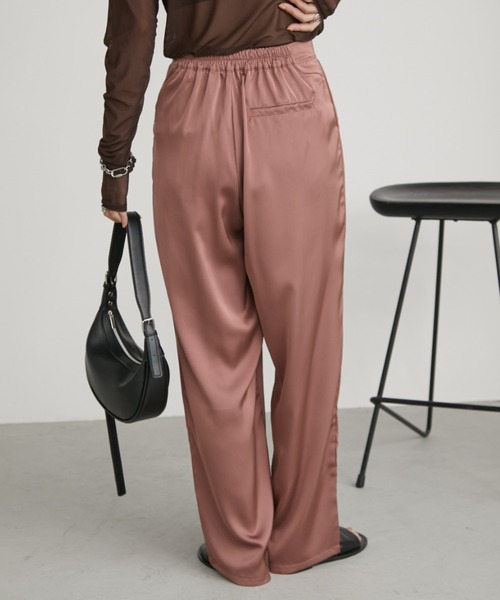 LAD MUSICIAN 20AW サテンワイドスラックスパンツ 42 LAD MUSICIAN 20AW サテンワイドスラックスパンツ 42 パンツ
