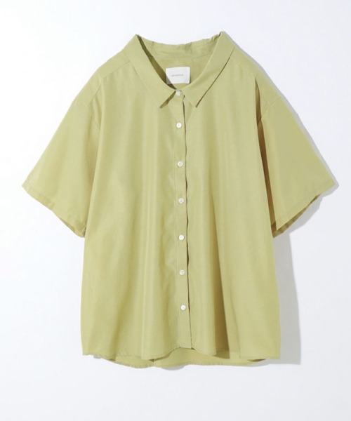 MIDIUMISOLID ブラウス シャツ ワイドライトシャツ レディース