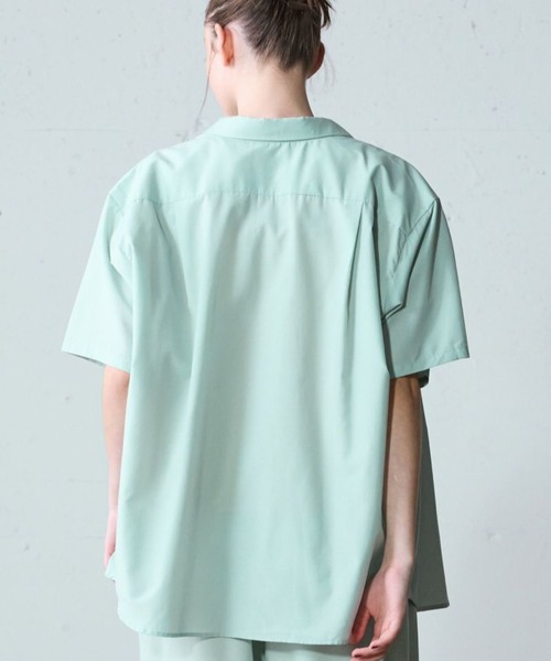 MIDIUMISOLID ブラウス シャツ ワイドライトシャツ レディース