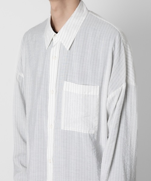 ATTACHMENT（アタッチメント） シャツ RY/NYローン オーバーサイズドL