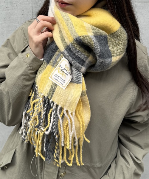 ikka（イッカ） マフラー ストール 抗菌加工マルチチェックマフラー