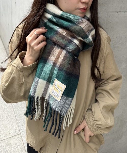 ikka（イッカ） マフラー ストール 抗菌加工マルチチェックマフラー