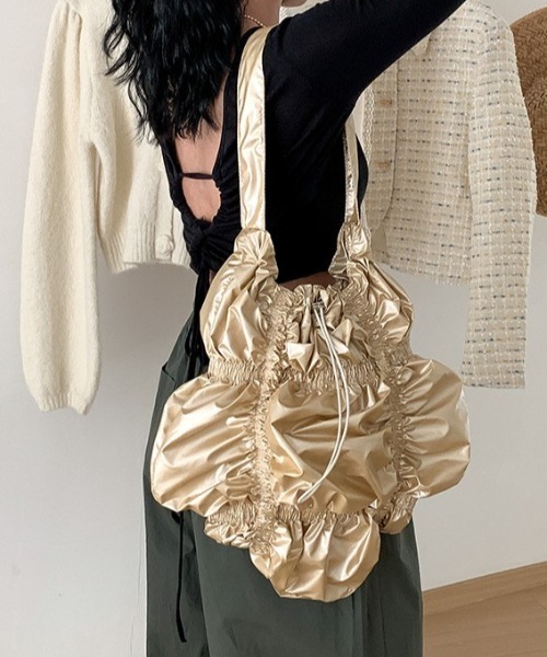 deux amour トートバッグ クシュクシュバッグ レディース