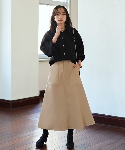 RUIRUE BOUTIQUE マルチサイズ スカート タックチノスカート