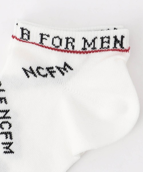 NICOLE CLUB FOR MEN（ニコルクラブフォーメン） 靴下 ロゴデザイン