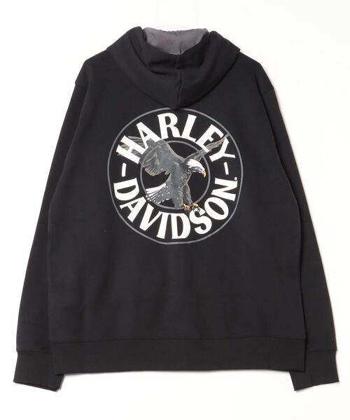 限定! Harley Davidson ティキウェーブ ジップアップ フーディ Spirit of Freedomジップアップフーディ -ハーレーダビッドソン