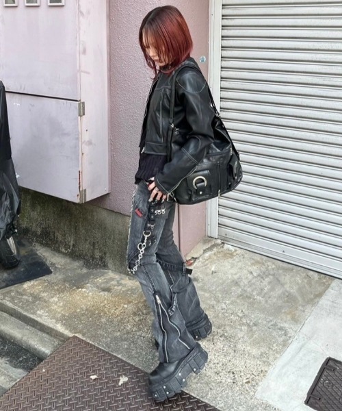 XU ショルダーバッグ ミニ 「Never mind the XU」3way ring shoulder