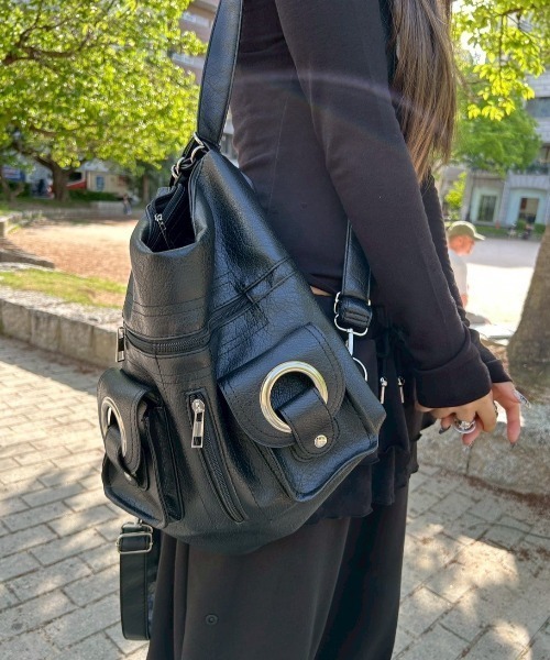 XU ショルダーバッグ 「XU」3way ring shoulder bag mini