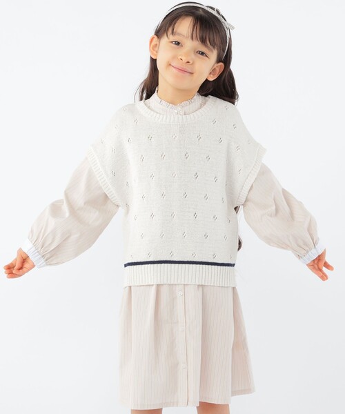 SHIPS ベスト KIDS:100〜125cm / サマーニット キッズ 子供服