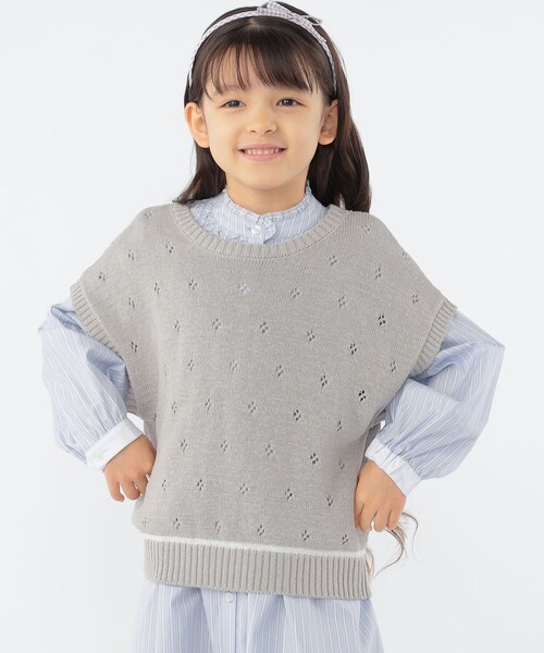 SHIPS ベスト KIDS:100〜125cm / サマーニット キッズ 子供服
