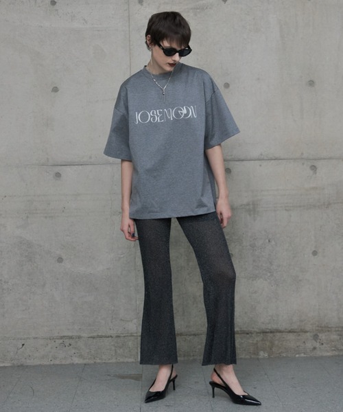 JOSE MOON（ジョゼムーン） ワイドパンツ パンツ LAME KNIT SHEER