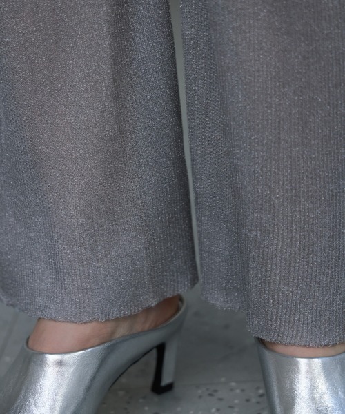 パンツ josemoon CROSS SLIT SHEER PANTS josemoon CROSS SLIT SHEER PANTS