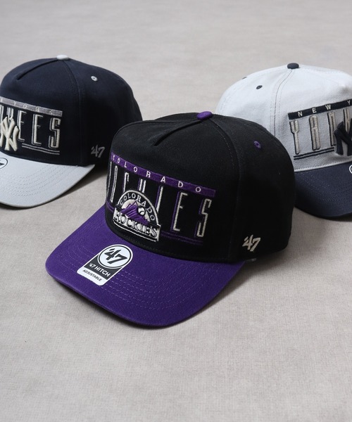 SAPEur × NEW ERA ベースボールキャップ 47（フォーティーセブン） キャップ 帽子 MLB公式 47Brand BBCAP