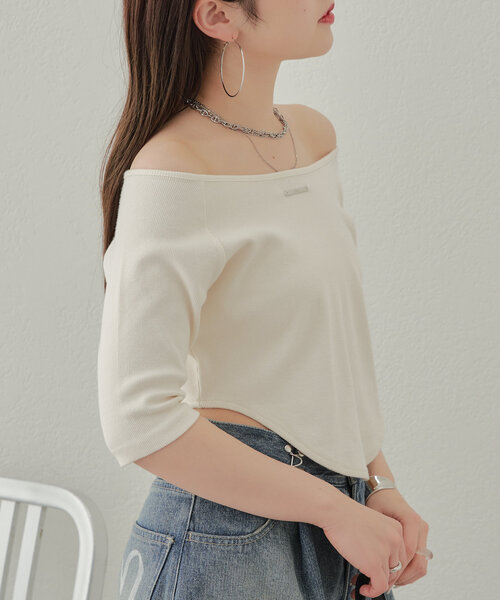 Chico tシャツ Tシャツ ピグメントラウンドチビT レディース