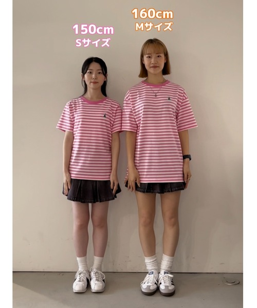 ALAND tシャツ 「UNISEX」ALAND／AロゴボーダーT レディース