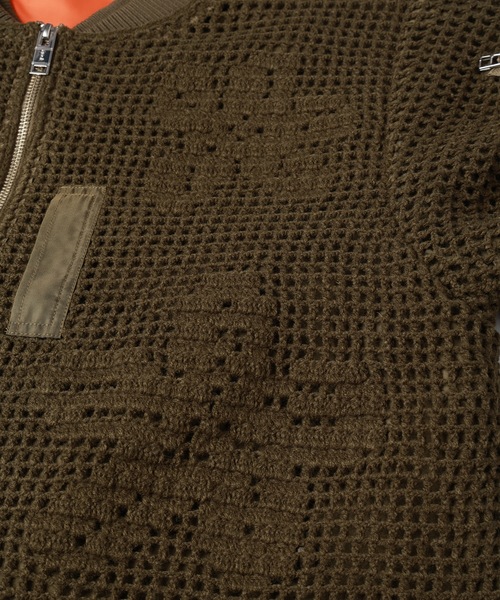 ma1 ma-1 KNIT DOCKING MA-1 メンズ レディースの画像