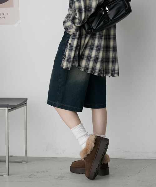 forksy.(フォルクシー) ブーツ 「forksy.」厚底ステッチ forksy.(フォルクシー) ブーツ 「forksy.」厚底ステッチ