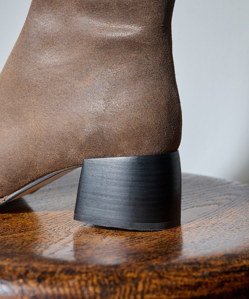 ALM.（アルム） ブーツ 「ALM.」ADELA LEATHER BOOTS レザーショート