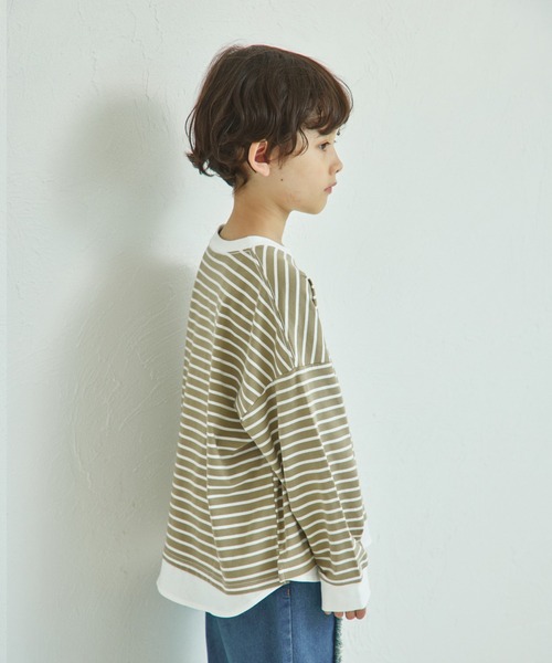 長袖Tシャツ ユニセックス 中空スリム コルセットインナー 2色 00149-t1.jpg