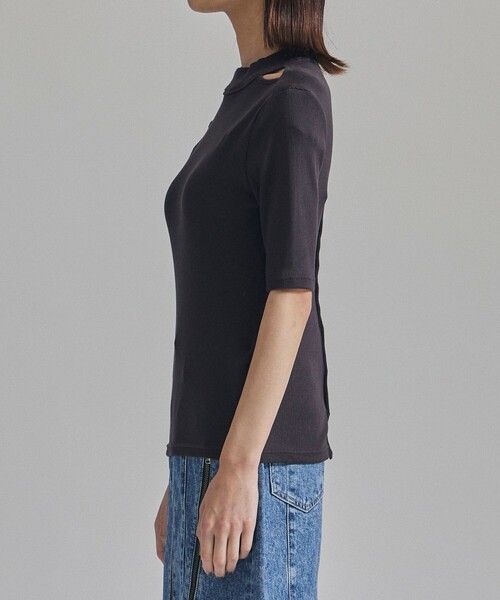 UNITED TOKYO tシャツ 「2way」ソフトタッチスリットネック