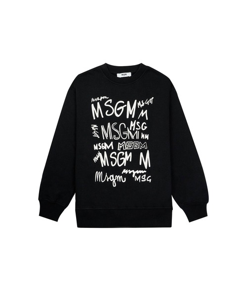 MSGM キッズ　トレーナー MSGM KIDS トレーナー NEW BIG LOGO スウェットシャツ キッズ
