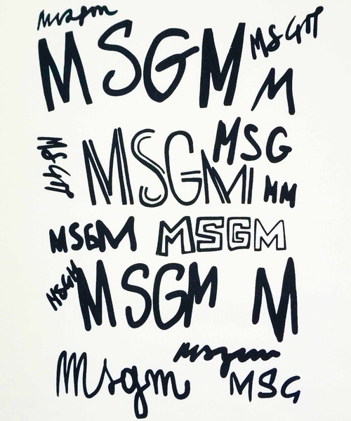 ★MSGM★マイクロロゴ スウェットシャツ MSGM KIDS トレーナー マルチグラフィティロゴ スウェットシャツ
